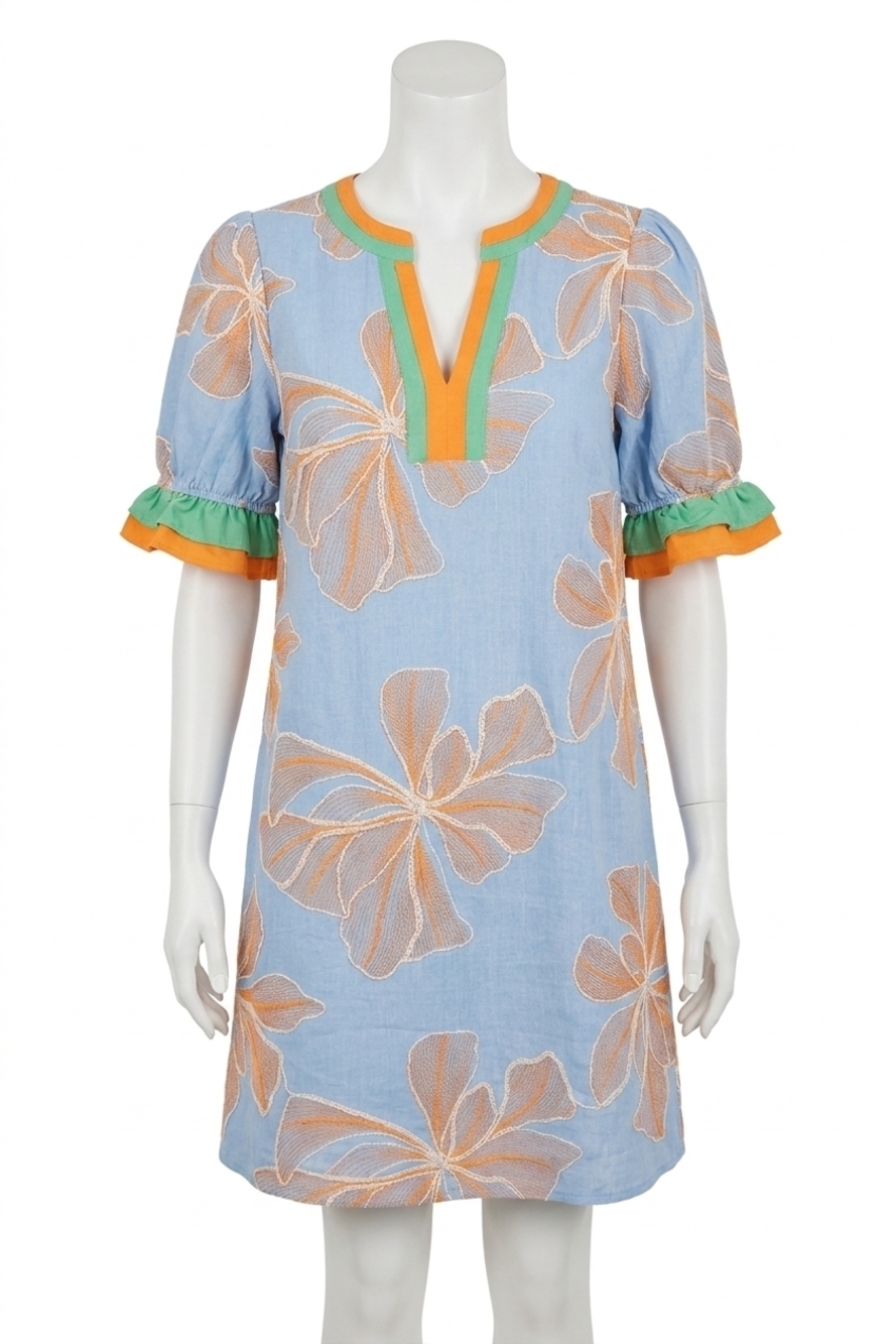 NEW VOY women's the astro's stole my heart dress in blue